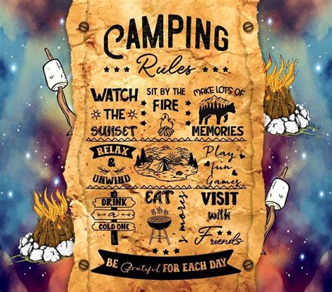 Pin By April Williams On Business Project Ideas Camping Rules