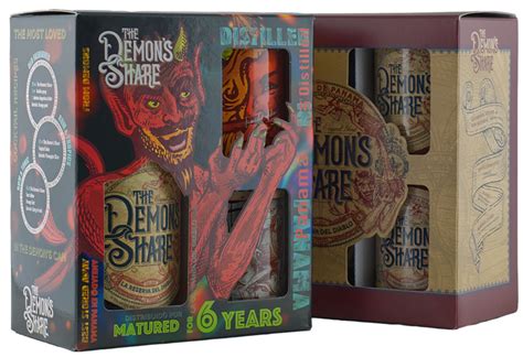 The Demon s Share 6YO La Reserva del Diablo 2 poháre 40 0 7L