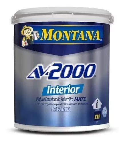 Pintura Caucho Av2000 Blanco Galón Montana Cod 1050401 COBRA STORE