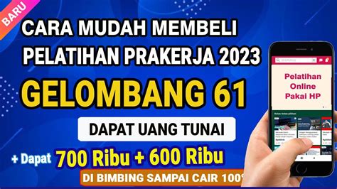 Terbaru Gelombang Cara Membeli Pelatihan Prakerja Online Dapat