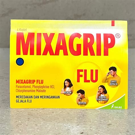 Jual Mixagrip Flu Kuning Strip Tablet Shopee Indonesia