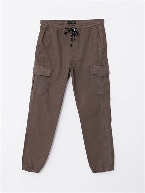 Slim Fit Gabardine Men S Cargo Trousers W Et Z Spx W Et Z Spx