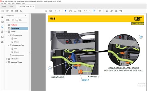 Cat K K K Wheel Loader Electrical System Schematic Manual