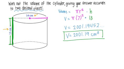 How To Find The Volume Of A Cylinder Formula Find Howtos Images