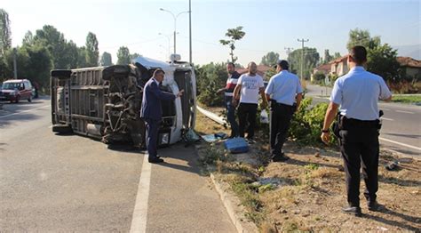 Kütahya da trafik kazası 8 yaralı Son Dakika Haberleri