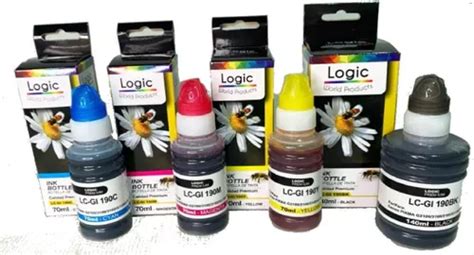 Pack Tintas Alternativa Gi Logic Para Impresora Canon Cuotas Sin