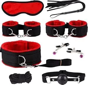 Amazon Sex Bondage Thigh Sling Leather Bed Restraints Kits With Adjustable Wrist Cuffs Legs