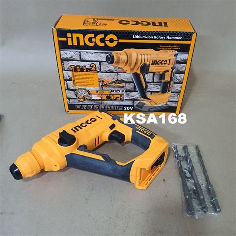 INGCO รุุ่น CRHLI1601 สว่านโรตารี่ไร้สายแบตเตอรี่ 20V (เครื่องเปล่า ...