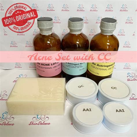 Dr Fajardo Acne Set Cc Cream With Double Aai In Gluta Soap Anti