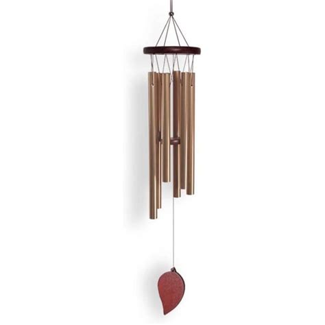 N Carillon Olien Tubes En Aluminium Et Bois Pour Ext Rieur