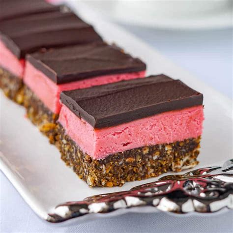 Raspberry Nanaimo Bars, a new twist on a classic Canadian no-bake treat!