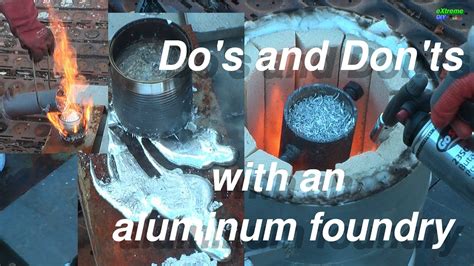 Diy Aluminum Foundry Dos And Donts Youtube