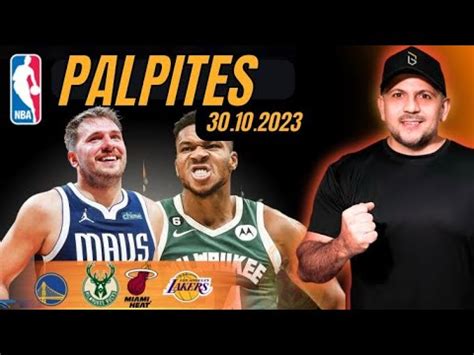 PALPITES DE NBA PARA HOJE 30 10 2023 SEGUNDA FEIRA MELHORES PALPITES