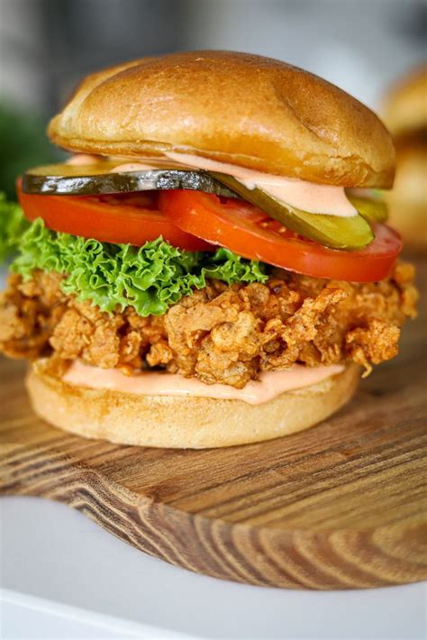 The Best Spicy Chicken Sandwich Recipe Recipe Chicken Sandwich