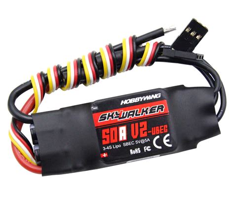 Hobbywing SkyWalker 50A V2 ESC With 5A BEC