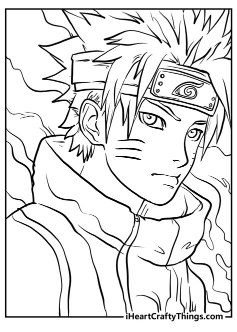naruto adult coloring pages