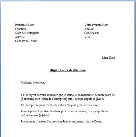 Exemple Lettre De Motivation Contrat De