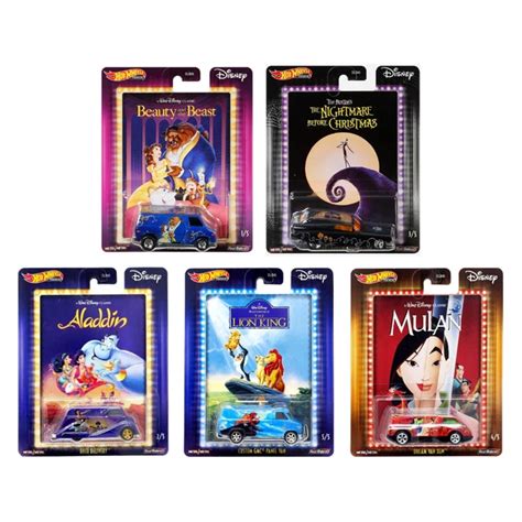 HOT WHEELS WALT Disney Classic Set Of Model Cars Pop Culture DLB PicClick UK