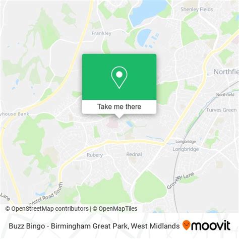 How To Get To Buzz Bingo Birmingham Great Park In Frankley Great Park