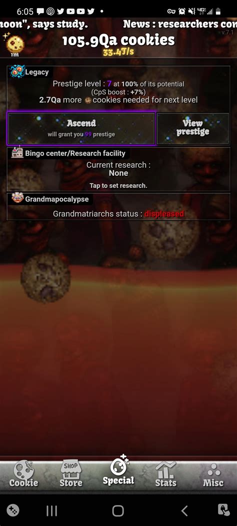 When should I prestige : r/CookieClicker