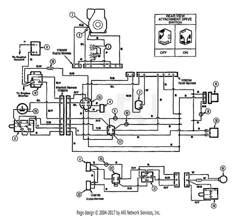 Schematic Craftsman Lt1000 Lawn Tractor What Is A Ground Dri