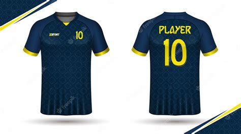 Premium Vector | Football shirt template