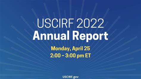 2022 Annual Report Key Findings And Recommendations USCIRF