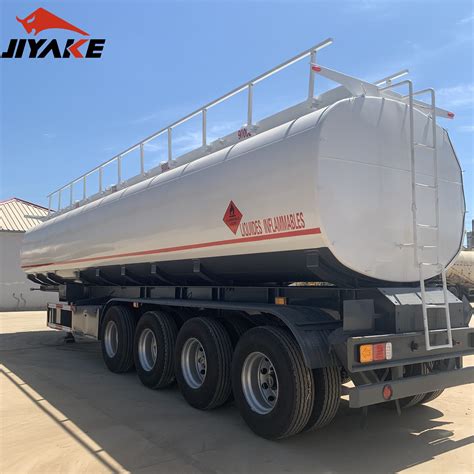 3 Axles 30000l 40000l Fuel Tanker Truck Trailer 30cbm Aluminum Fuel Oil Diesel Tanker Trailer