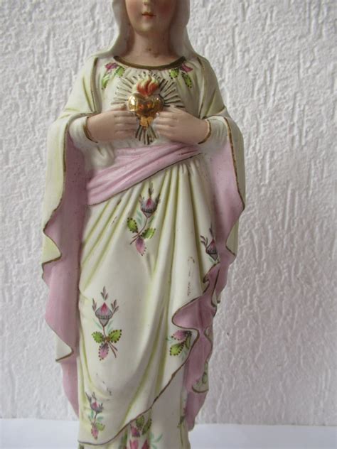 Antique Biscuit Porcelain Statue Of Mary Biscuit Catawiki