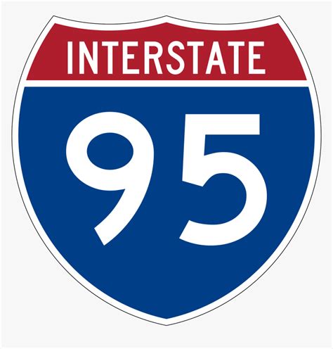 File I 95 Svg Interstate 95 Logo Hd Png Download Kindpng