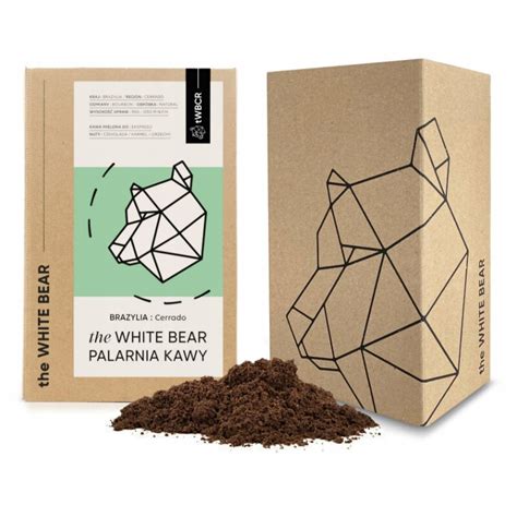 Cafea Macinata The White Bear Palarnia Kawy Brazil Cerrado 1kg EMAG Ro