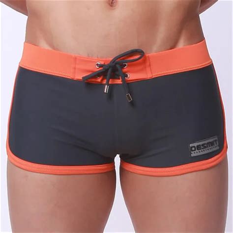 Desmiit Brand New Swimwear Men Breathable Mens Swimsuits Swim Trunks