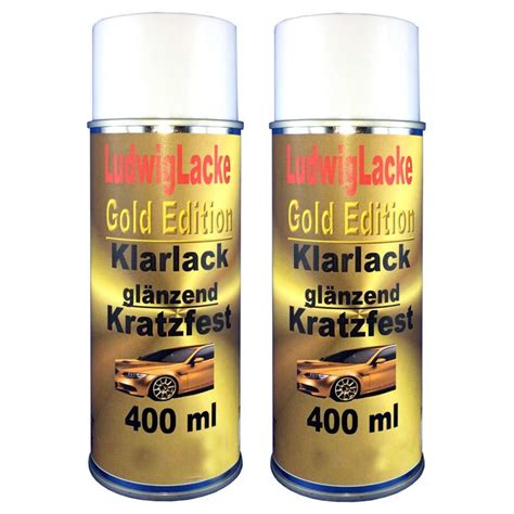 Gold Edition KLARLACK 2 x 400ml Spraydosen glänzend Spraylack Made in