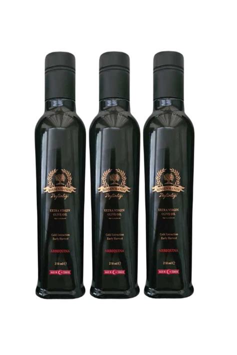 Arbequina Set Of 3 Extra Virgin Olive Oil 250ml Cold Pressed 0 1 Acid