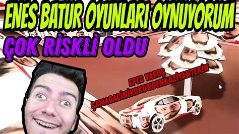 ENES BATUR KAZA OYUNLARINI OYNADIM ÇOK RİSKLİ OLDU ROBLOX YouTube