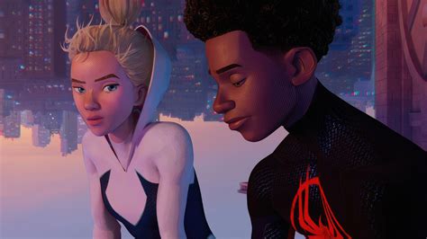 1280x720 Gwen Stacy And Miles Morales Talking 720p Hd 4k Wallpapers