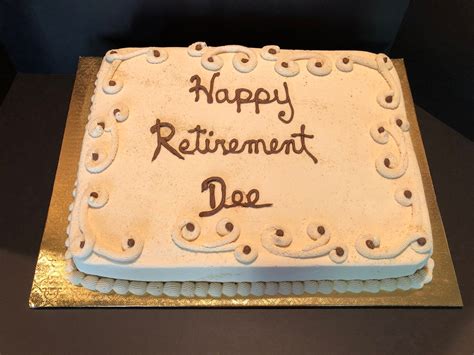 Retirement Sheet Cake Ideas | Printable Templates Free