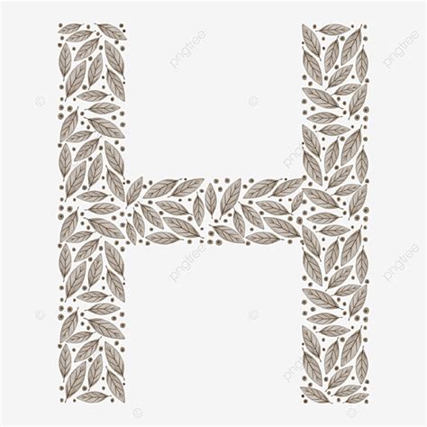 Alphabet Letter H Hd Transparent Letter H Floral Alphabet Design