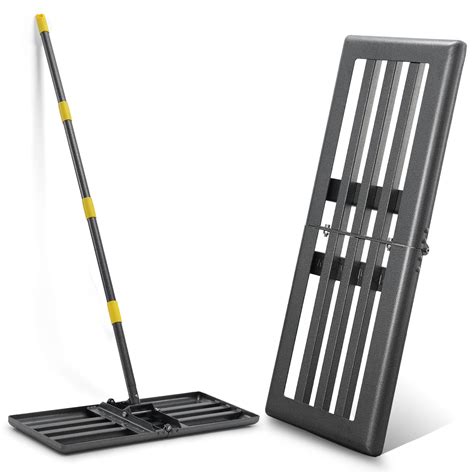 Lawn Leveling Rake, 5FT 26"X10" Leveling Rakes for Lawn Heavy Duty Effort Saving Lawn Level Tool ...