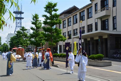 「渡御行列 」 7月27日 令和4年日吉神社例大祭 御神幸祭 その5 能代祭り・イベント