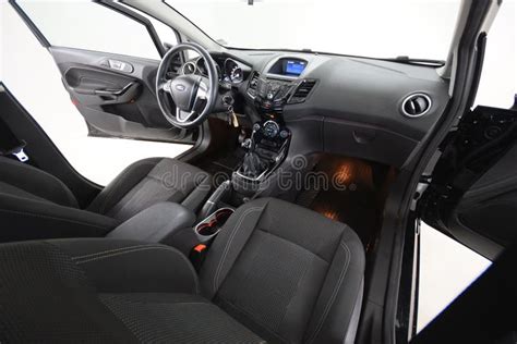 Ford Fiesta 2016 Car Interior Inside Cockpit Editorial Stock Image ...