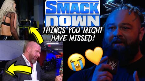 Ɔ Wrestling On Twitter Things You Might Have Missed Smackdown Bray