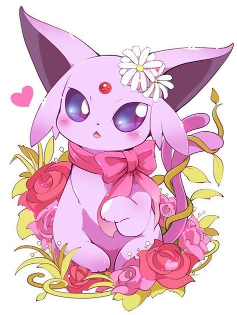 Mis Cosas Sobre Pok Mon Y M S Espeon Dibujos Kawaii Pokemon