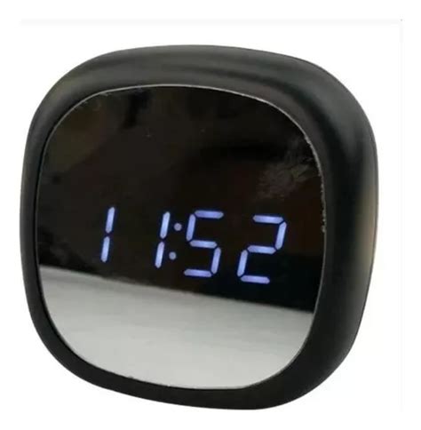 Reloj De Escritorio Digital Con Espejo Despertador Led Colores