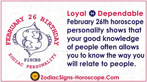 February 26 Zodiac – Full Horoscope Birthday Personality | ZSH