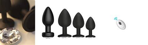 Zelbuck Piece Silicone Remote Control Vibrating Anal Set