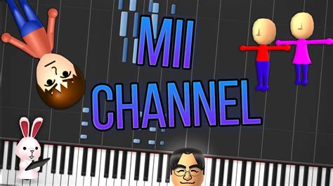 Mii Channel Theme Wii Piano Tutorial Synthesia YouTube