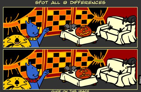 A Halloween Spot The Difference Play Online On Flash Museum