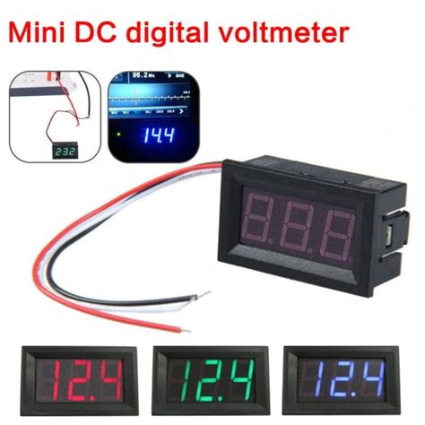 Parkour High Quality Car Voltmeter Digital Voltmeter Voltage Tester Car