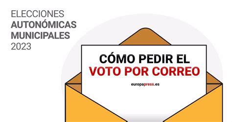 Voto Por Correo Elecciones C Mo Solicitarlo Y Plazo Para Las